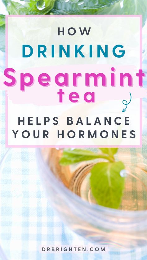 Uncover the benefits of spearmint tea for women looking to achieve hormonal balance! This soothing herbal tea may assist in relieving symptoms of hormonal imbalance, especially related to PCOS. Discover how spearmint tea can help with healthy hormones, reduce facial hair, and support your well-being. Spearmint Tea Benefits Women, Teas Benefit, Spearmint Tea Recipe, Benefits Of Spearmint, Reduce Facial Hair, Spearmint Tea Benefits, Hormonal Headaches, Spearmint Tea, Balance Your Hormones