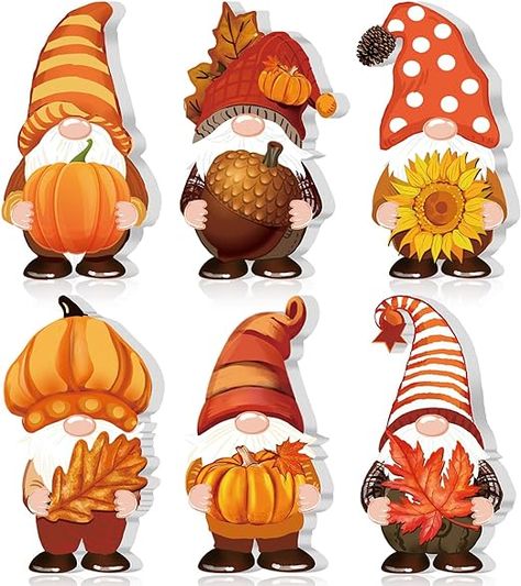 Tradder 6 Pieces Fall Tiered Tray Decor Thanksgiving Wooden Gnome Signs Autumn Gnomes Tabletop Decor Pumpkin Gnome Harvest Wood Block Sign for Fall Thanksgiving Home Kitchen Table Centerpieces Gnome Signs, Wooden Gnomes, Yellow Hats, Thanksgiving Tabletop Decor, Autumn Gnomes, Pumpkin Gnome, Fall Tabletop Decor, Gnome Fall, Classic Thanksgiving