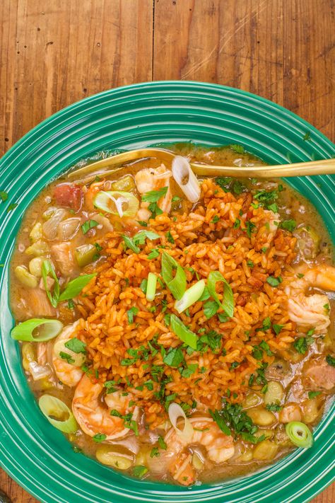 Kardea Brown's Gullah Gumbo Gullah Gumbo, Gullah Recipes, Kardea Brown Recipes, Gullah Geechee Recipes, Crockpot Gumbo With Okra, Shrimp Okra Gumbo, Seafood Gumbo With Okra, Gumbo No Okra, Tomato And Okra Recipes Shrimp Gumbo