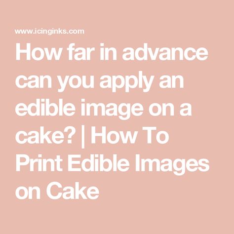 How far in advance can you apply an edible image on a cake? | How To Print Edible Images on Cake Edible Wafer Paper, 2nd Birthday Party Ideas, Edible Image Cake, Edible Icing Sheets, Sugar Shack, Edible Printing, Photo Transfer, Icing Sheets, Wafer Paper