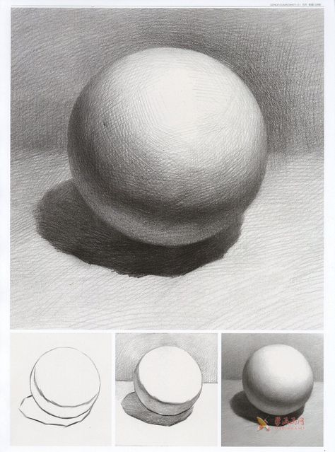 Sphere Drawing, Basic Sketching, Shadow Drawing, Perspective Drawing Lessons, Art Lessons Middle School, Realistic Pencil Drawings, Geometric Shapes Art, Anime Drawing Books, Geometric Design Art