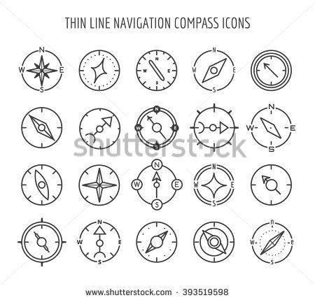 Compass Icon, Compass Logo, Calligraphy Drawing, Seal Design, Bullet Journal Doodles, Website Inspiration, Journal Doodles, Seamless Pattern Vector, Icon Set Vector