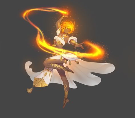 ArtStation - flame dancer Fire Dancer Aesthetic, Fire Dancer Art, Fire Dancing, Dancing Flame, Fire Dancer, Dancers Art, Mha Oc, Dance Stuff, Cool Dance