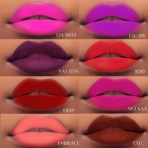 "Escape" – Face Me Beauty Cosmetics Magenta Lipstick, Ombre Lipstick, Matte Lipstick Shades, Deep Magenta, Hot Pink Lips, Reddish Purple, Nyx Lipstick, Beautiful Lipstick, Makeup Party