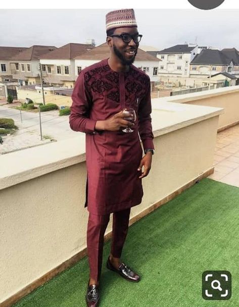 Burgundy And Black African men clothing african wear | Etsy Senator Styles For Men 2019, Senator Styles For Men, Senator Styles, Wedding Suit Styles, Dashiki For Men, Wedding Suits Groomsmen, Matching Pants Set, Costume Africain, Dashiki Shirt