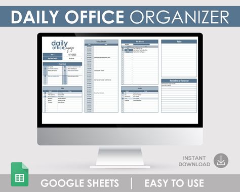 Looking for a way to stay organized and productive while working from home? These digital tools can help you manage your time, stay on top of your tasks, and collaborate with colleagues.   [Google Calendar](https://calendar.google.com/) - A free online calendar that lets you create events, set reminders, and share your schedule with others.  [Trello](https://trello.com/) - A visual project mana Daily Planner Spreadsheet, Work Notebook Organization, Small Office Organization, Work Desk Organization, Digital Organizer, Organizing Office, Daily Work Planner, Workspace Essentials, Office Management