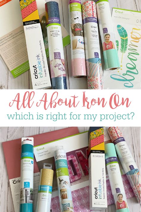 #sponsored Have you ever felt overwhelmed trying to choose the right type of iron on for your project? Everyday Iron On? Infusible Ink? SportFlex Iron On? Here is everything you need to know all in one post about iron on, vinyl, and more. #cricut #cricutmade Infusible Ink, Vinyl Cut, Christmas Projects Diy, Iron On Vinyl, Cricut Tutorials, Little Monsters, Cricut Projects, Christmas Diy, Felt