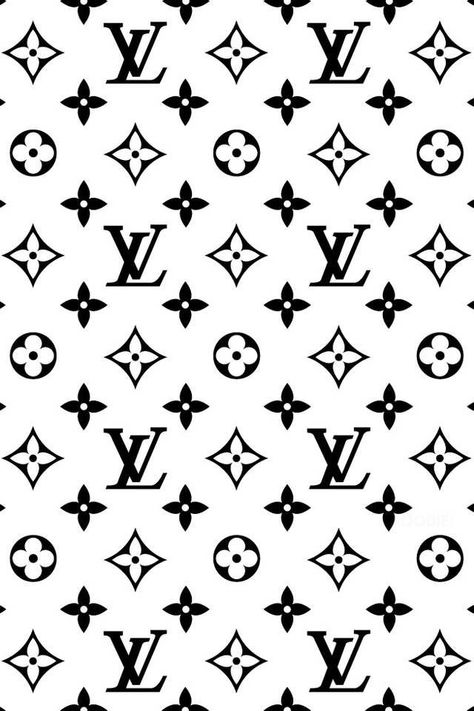 Louis Vuitton Tattoo, Louis Vuitton Background, Louis Vuitton Wallpaper, Louis Vuitton Nails, Louis Vuitton Iphone Wallpaper, Louis Vuitton Pattern, Idee Cricut, Black And White Photo Wall, White Louis Vuitton