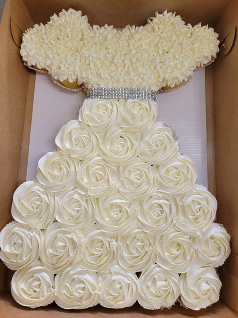 Wedding Dress Cupcakes, Wedding G, Cupcake Dress, Cupcake Cakes, Wedding Dress, Cake