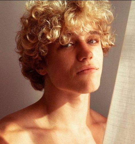 Owen Lindberg, Blonde Curly Hair, Sweet Romance, Hair Reference, 인물 사진, Curly Blonde, Vampire Diaries, Book Journal, Hair Inspo