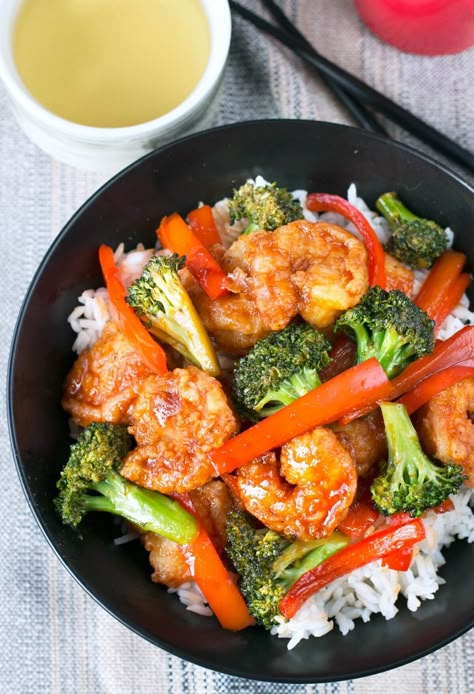 Honey Sriracha Shrimp, Shrimp Stirfry, Best Stir Fry Recipe, Shrimp Stir Fry Recipe, Sriracha Shrimp, Sriracha Recipes, Honey Sriracha Sauce, Stir Fry Shrimp Recipes, Banana Loaf