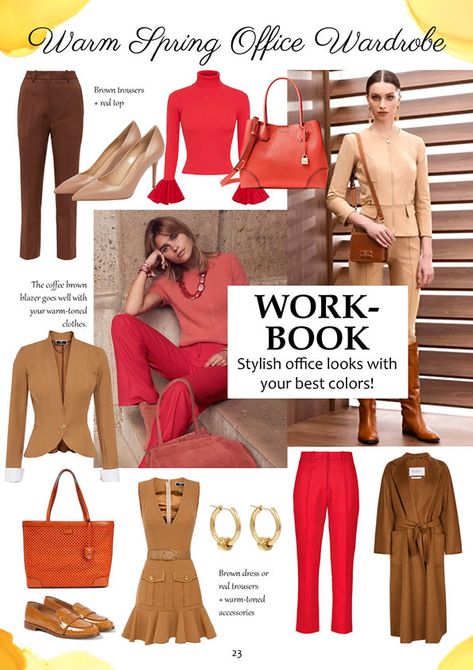 Warm (True) Spring Color Palette and Wardrobe Guide – Dream Wardrobe True Spring Palette, Warm Spring Palette, Warm Spring Color Palette, True Spring Color Palette, Warm Spring Outfits, True Spring Colors, Spring Tones, True Spring, Colour Analysis