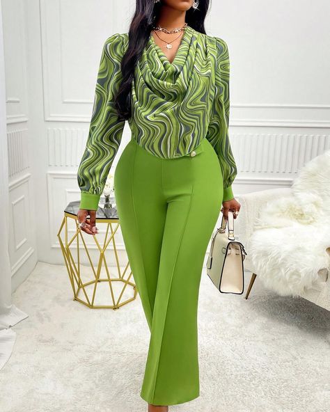 ✨Pre-order only, S(8) - XL(16)✨ ✨Price : 185k✨ Female Suit Outfit, Pants Suits For Women, Female Suits, Women Blouses Fashion, Female Clothes, Fall Pants, Pant Suits, Sunglasses Women Fashion, Extra Long Sleeves