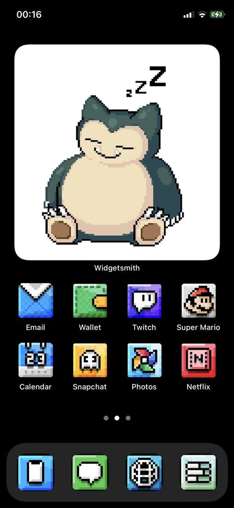 Retro Iphone Layout, Mario Homescreen Layout, Pokemon Iphone Layout, Nintendo App Icon, Iphone 15 Home Screen Ideas, Mario App Icons, Home Screen Theme Ideas, Retro App Icons, Iphone Customization Ideas