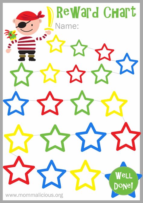 Reward Chart Printable Free, Preschool Reward Chart, Weekly Reward Chart, Potty Charts, Sticker Chart Printable, Free Printable Sticker, Kids Charts, Reward Chart Template, Classroom Behavior Chart