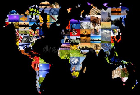 Globalization Collage, World Map Illustration, Teamwork Logo, Map Illustration, Charity Organizations, Logo Illustration, Colour Photograph, Free Illustrations, Photo Collage