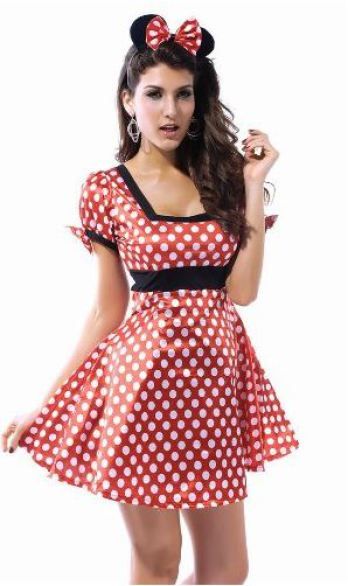 Minnie Mouse Fancy Dress, Mouse Fancy Dress, Minnie Mouse Dress Up, Minnie Mouse Halloween Costume, Minnie Mouse Costume, Red Dress Costume, Mouse Dress, Mouse Costume, Red Costume