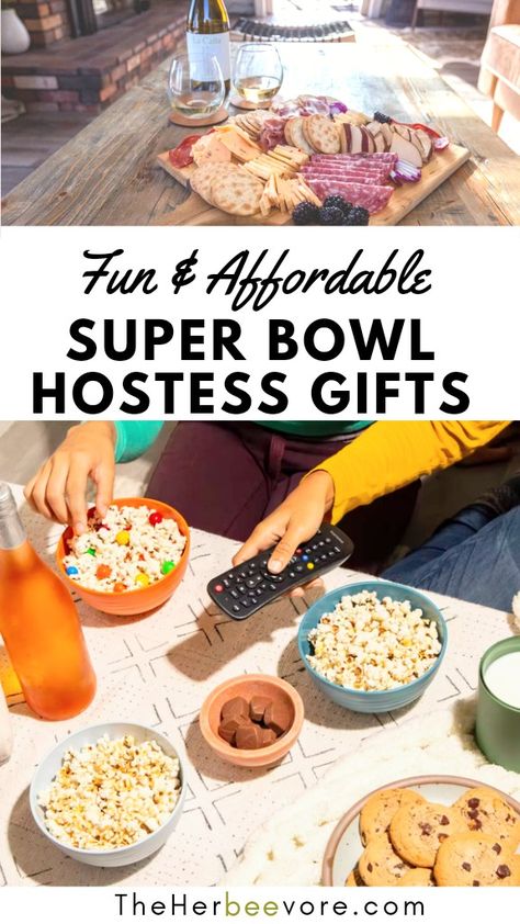 Host & Hostess Gifts for Super Bowl Party or Game Day Gathering
I always love hosting, and while I never expect my guests to bring me anything, it’s always so memorable when they do!  Here are 52 great gift ideas if you are going to someone’s home for a Super Bowl party.  Whether you’re there to watch the game or eat the food (I’m in the latter group!) these gifts make fantastic host presents they can enjoy on Game Day and beyond. These thoughtful and affordable gift ideas are better than wine. Super Bowl Gifts, Easy Entertaining Food, Vegetarian Party, Party Hostess Gifts, Vegetarian Party Food, Entertaining Food, Bbq Side Dishes, Super Bowl Party, Party Dishes