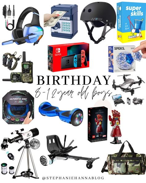 Birthday Gifts For Younger Brother, Gifts For Kids Who Have Everything, Gift Ideas For Boys 8-12, Boys Birthday Gift Ideas, 8th Birthday Party Ideas, Zoom Activities, Stocking Stuffers For Boys, Army Birthday, Army's Birthday