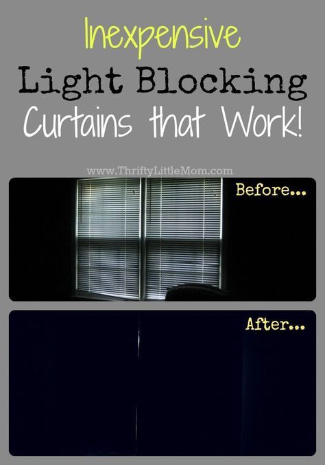 Inexpensive light blocking curtains that work!  Looking for a little more sleep and a little less light in you or your children's bedrooms?  You don't have to pay a ton for light blocking panels. Diy Blackout Curtains, Pink Blackout Curtains, Blackout Curtains Bedroom, Light Blocking Curtains, Children's Bedrooms, More Sleep, Blackout Blinds, Kids Curtains, Diy Window