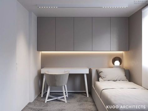 Apartemen Studio, Lodz Poland, Small Bedroom Interior, Kids Room Interior Design, Study Room Design, Small Bedroom Designs, Single Bedroom, London House, Small Room Design