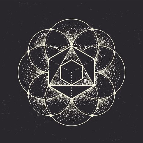 Can Sacred Geometry Produce Musical Harmony? - Gaia Sacred Geometric Pattern, Abstract Tattoo Designs, Sacred Geometry Patterns, Sacred Geometric, Sacred Geometry Art, Psy Art, Geometric Drawing, Geometry Art, Abstract Tattoo