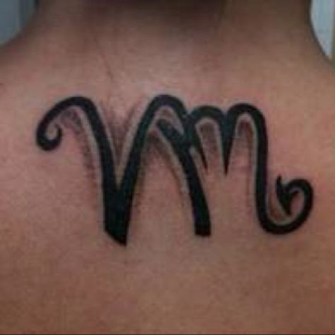 Aries / Scorpio tat Aries And Scorpio Tattoo, Aries Zodiac Tattoos, Scorpio Zodiac Tattoos, Scorpio Aries, Virgo Constellation Tattoo, Maching Tattoos, Phoenix Tattoos, Gemini And Scorpio, Aries And Scorpio