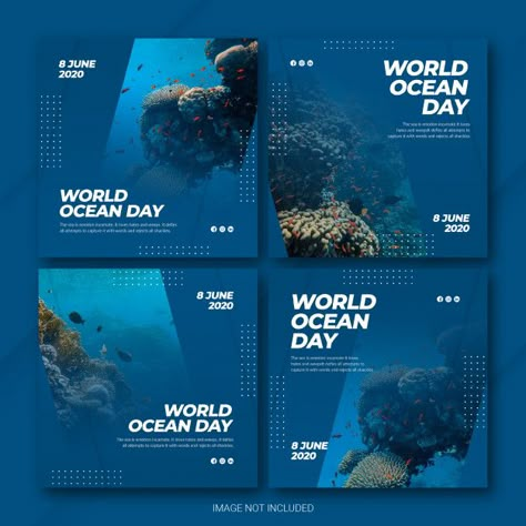 | Premium Psd #Freepik #psd #banner #sea #instagram #world Post Layout Design, Social Media Announcement, Wellness Social Media, Pink Social Media, World Oceans Day, Website Banner Design, Banner Design Layout, Best Banner, Templates Aesthetic