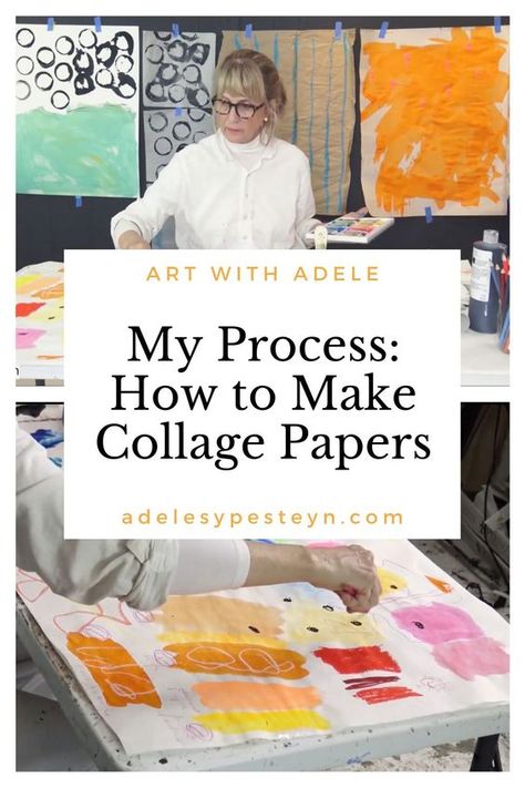 Paper Painting Collage, Diy Collage Paper Ideas, Painted Collage Art, Paint Collage Ideas, Make Collage Papers, Abstract On Paper, Diy Collage Papers, Painted Paper Collage Art, Collage Paper Art Ideas