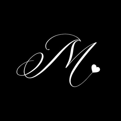 Letter M On Nails, M Initial, M Initial On Nail, Letter M With Heart, A And M Letters Love Wallpaper, M Letter Images In Heart, Letter M Initial Necklace, Cute Photography, All Things New