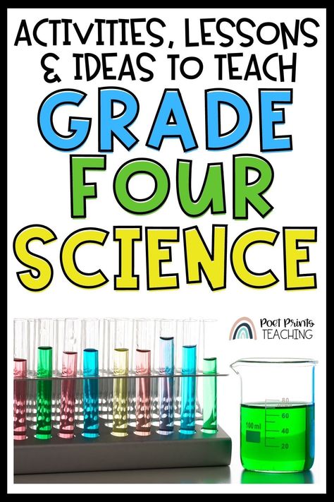 Dive into all things grade four science: experiments, activities, inquiry ideas and more! These STEM challenges and science lessons are just perfect for fourth grade. Fun Science Lessons For 3rd Grade, Fourth Grade Science Lessons, Fourth Grade Stem Activities, Grade 4 Science Projects, 4th Grade Learning Activities, Fourth Grade Science Projects, 4th Grade Science Lessons, 4th Grade Science Experiments, 4th Grade Science Projects