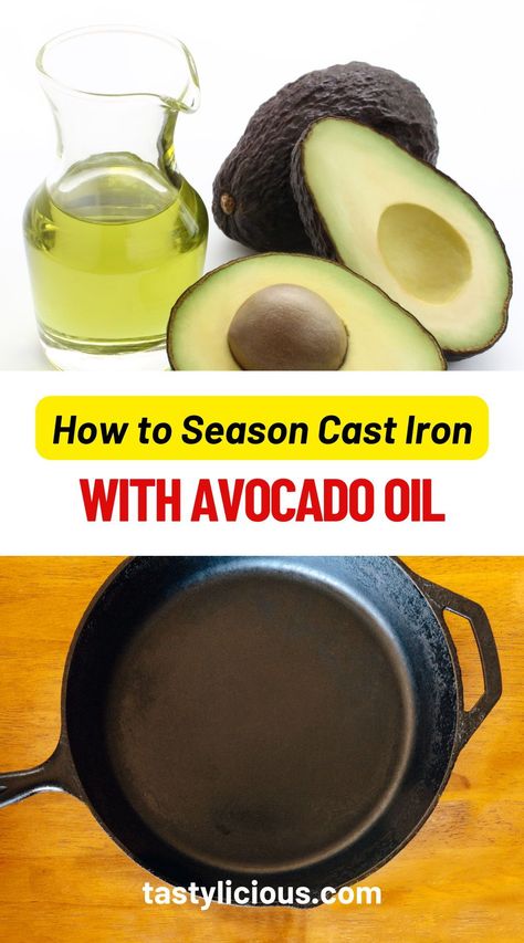 Avocado Oil to Season Cast Iron | How to Season Cast Iron with Avocado Oil | best oil to season cast iron | summer dinner recipes | healthy lunch ideas | dinner ideas | breakfast ideas | easy healthy dinner recipes Reseason Cast Iron, Best Cookware Set, Breakfast Ideas Easy Healthy, Cleaning Cast Iron Skillet, Season Cast Iron, Season Cast Iron Skillet, Seasoned Cast Iron Pan, Cookware Set Best, Cooking With Cast Iron