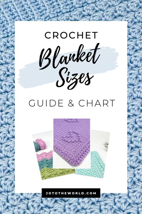 Crochet Blanket Sizes Chart, Blanket Sizes Chart, Chart Cheat Sheets, Crochet Crib Blanket, Crochet Baby Blanket Sizes, Granny Stripe Crochet, Crochet Crib, Crochet Blanket Sizes, Crochet Blanket Tutorial