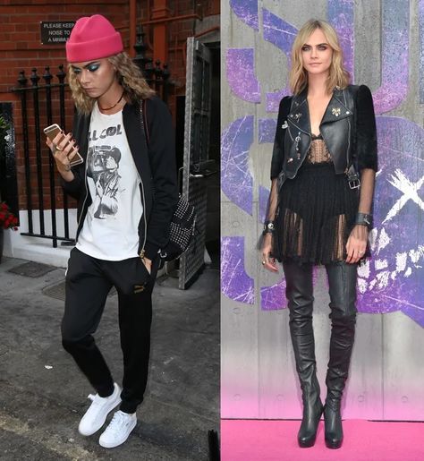 What You Can Learn from Cara Delevingne’s Two-Sided Style | Glamour Everything To Everyone, Cara Delevingne Style, Double Life, Cara Delevingne, 2016 Fashion, Casual Outfits, Google Search, Lifestyle, Media