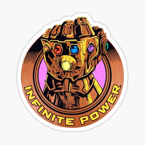 Marvel Stickers, Stickers Cool, Infinity Gauntlet, Thanos Marvel, Stickers Redbubble, Disney Sticker, Marvel Iron Man, Stickers For Sale, Cool Stickers