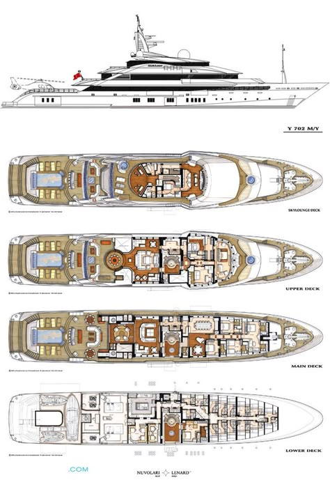 Yacht Layout, Yacht Flooring, Big Yachts, Rumah Minecraft Sederhana, Mega Yacht, Mega Yachts, Super Yacht, Yacht Interior, Deck Plans