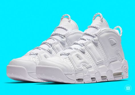 Updated April 19th, 2017: The Nike Air More Uptempo “Triple White” releases on May 26th, 2017 for $160. Nike Air Uptempo, Nike Air More Uptempo, Nike Air More, Hype Shoes, Swag Shoes, New Nike Air, Latest Sneakers, Air Max 1, Dream Shoes