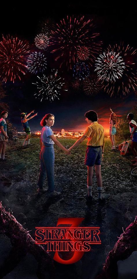 Stranger Things 3 Wallpaper, Stranger Things 3 Poster, Stranger Things Background, Stranger Things One, Stranger Things Tv Series, Stranger And Stranger, Stranger Things Poster, Stranger Things 3, Summer Poster