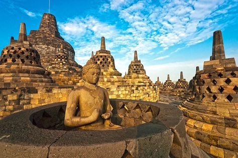 15 Top-Rated Tourist Attractions in Indonesia | PlanetWare Indonesia Tourism, Borobudur Temple, Temple Ruins, Gili Trawangan, Jimbaran, Ubud Bali, Buddhist Temple, Ubud, Beautiful Places To Visit