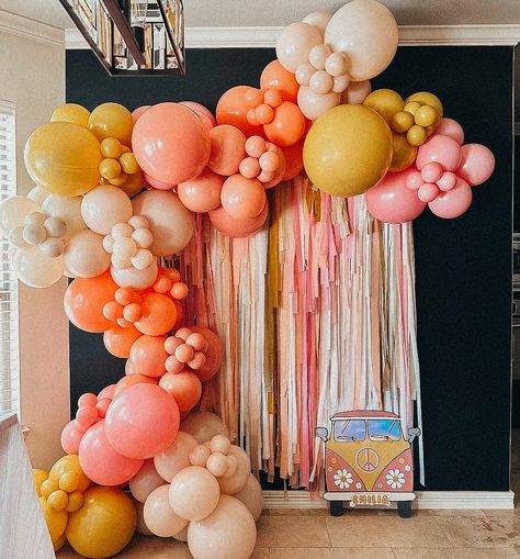 Groovy Balloon Garland 60s Balloon Arch, 70s Theme Balloon Arch, Sunset Balloon Garland, 70s Balloon Garland, Two Groovy Balloon Garland, Retro Balloon Garland, 70s Balloon Arch, Groovy Balloon Garland, 60s Birthday Party Ideas