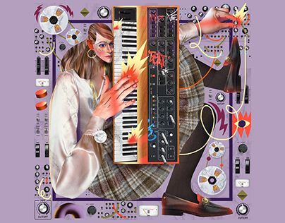 Wendy Carlos, J Dilla, Sundance Film, Collage Artwork, Buy Prints, Visual Artist, Graphic Design Illustration, Amazing Art, Rich Color