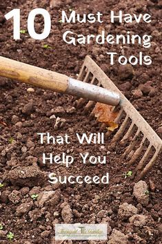 10 Must Have Gardeni Best Garden Tools, Organic Vegetable Garden, Weeding Tools, Garden Tool Storage, Home Vegetable Garden, Organic Gardening Tips, Garden Pictures, Garden Yard Ideas, Vegetable Gardening