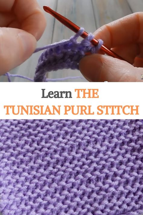 In this video tutorial, you will learn how to crochet the Tunisian reverse stitch! A beautiful. The Tunisian crochet purl stitch (also known as purl stitch) is a common variation of the basic afghan stitch. Reverse Tunisian stitch looks like rows of rounded bumps. As with any type of Afghan stitch, start the Tunisian reverse with a base row made from basic Afghan stitch. #urbakicrochet #crochet #freetutorial #tunisiancrochet #freecrochet #crochettps #tunisianpurlstitch Tunisian Purl Stitch Tutorial, Crochet Tunisian Stitch Patterns, Tunisian Reverse Stitch, Crochet Purl Stitch, Tunisian Crochet In The Round, Tunisian Afghan, Tunisian Knit Stitch, Tunisian Crochet Free, Magic Circle Crochet