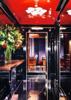 Black Lacquer Walls, Lacquered Walls, Lacquer Paint, Black Interior Design, Red Lacquer, Aesthetic Rooms, Black Interior, Home Office Design, Powder Room