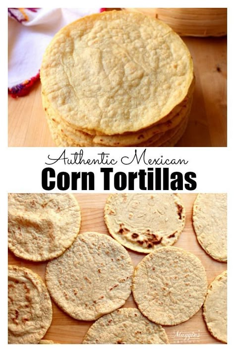 Corn Tortilla Empanadas, Authentic Mexican Corn, Taquitos Enchiladas, Making Corn Tortillas, Corn Tortilla Recipes, Tortilla Recipes, Staple Foods, Healthy Breads, Fancy Kitchen