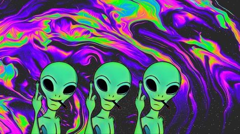 Art Trippy, Witchy Wallpaper, Desktop Wallpaper Art, Trippy Wallpaper, Wallpaper Art, Aliens, Desktop Wallpaper, Laptop, Pins