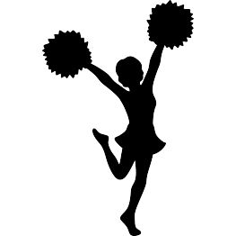 Cheerleader Silhouette FREE SVG Cheerleading Motions, Youth Cheerleading, Cheer Poses, Drawing Sheet, Class Reunion, Cheer Shirts, Rodeo Outfits, Silhouette Free, Blossom Design