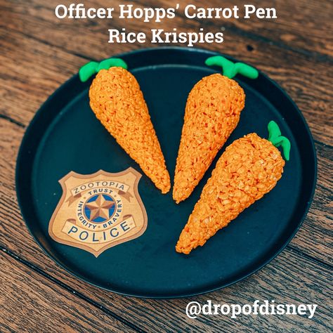 Officer Hopps, Officer Judy Hopps, Zootopia Movie, Disney Inspired Food, Movie Night Food, Disney Recipes, Disney Cookies, Disney Zootopia, Night Food