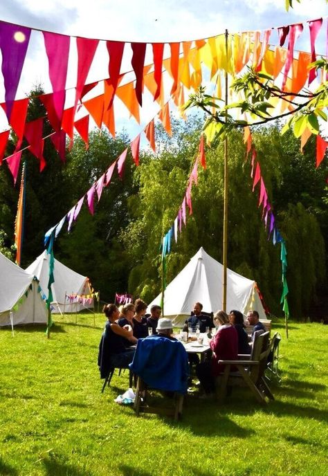 Over twice the size of standard bunting, this creates a huge impact for any event. Machine laser cut satin triangles topped with double sided gold satin ribbon. Each triangle is a 70cm drop x 40cm wide. Comes in a full rainbow in 10m lengths, each containing with 20 sequential colours. Also available to rent out purchase from our website  www.eventflaghire.co.uk Rainbow Wedding Theme, Full Rainbow, College Event, Rainbow Bunting, Barcelona Team, Wedding Bunting, Eco Wedding, Rainbow Wedding, Tipi Wedding