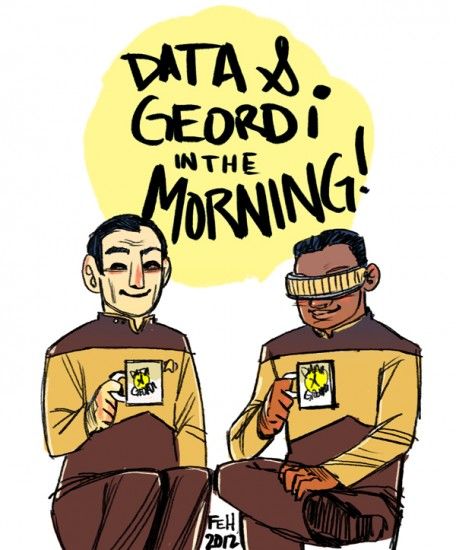 Data Geordi Community Data Geordi, Data And Geordi, Troy And Abed, Starship Enterprise, Pop Pop, Star Trek Universe, Geek Humor, It Goes On, To Infinity And Beyond